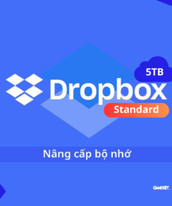 Nâng cấp bộ nhớ Dropbox Standard 5TB 12 tháng