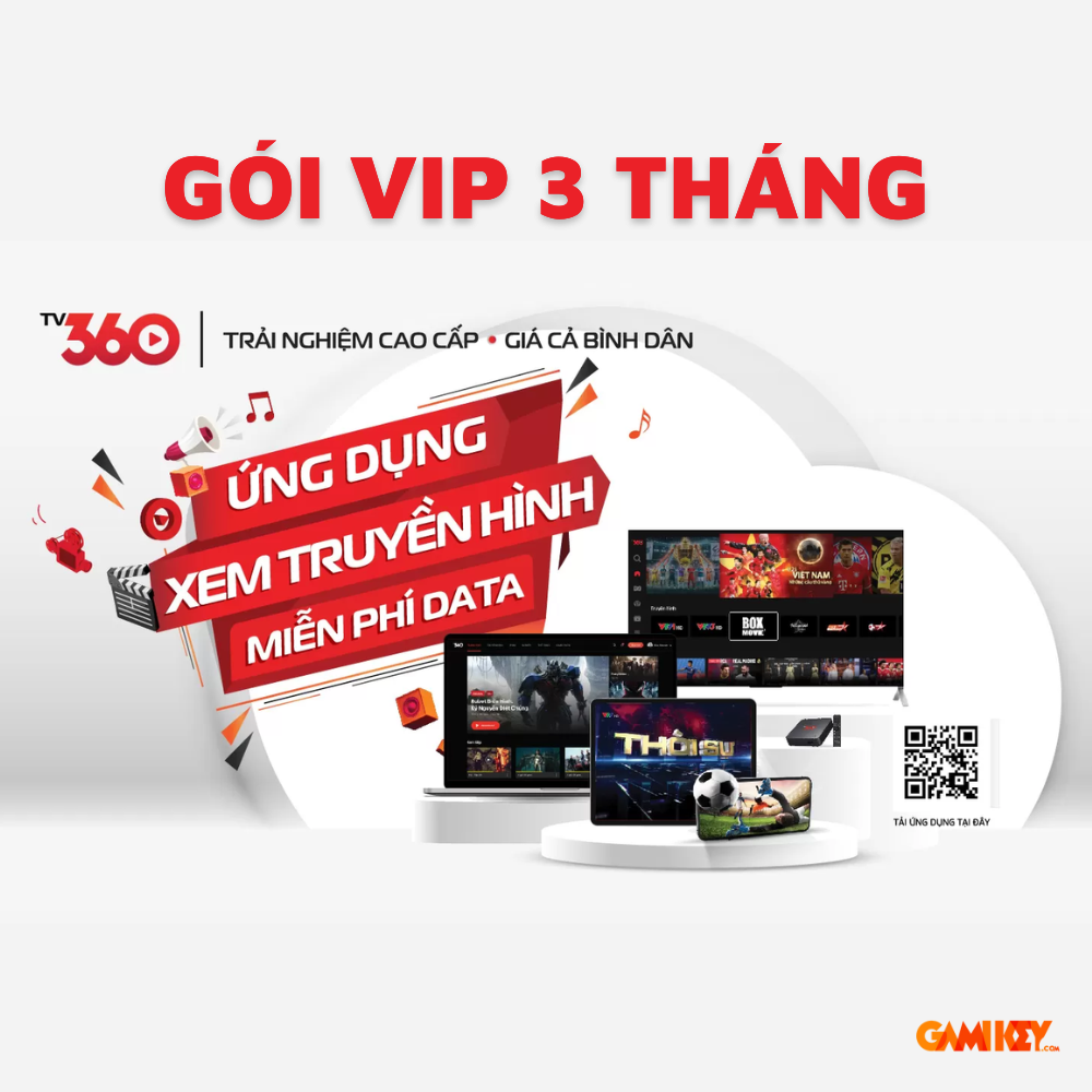 Nâng cấp chính chủ tài khoản TV360 VIP 3 tháng