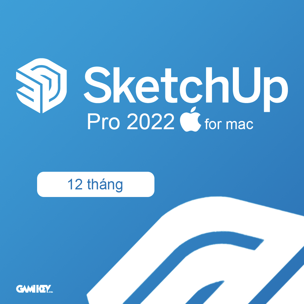 Tài khoản SketchUp Pro 2022 for mac 12 tháng