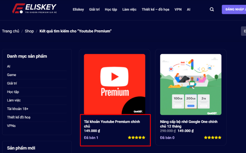 Mua tài khoản Youtube Premium 