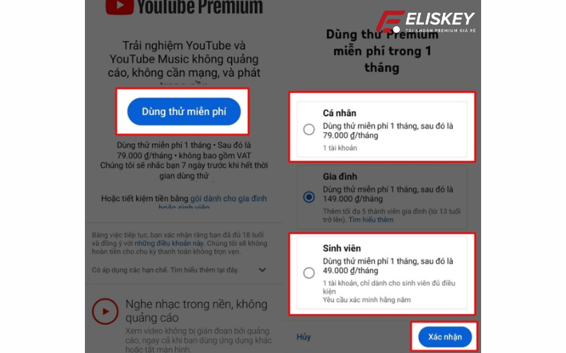 Mua tài khoản Youtube Premium 