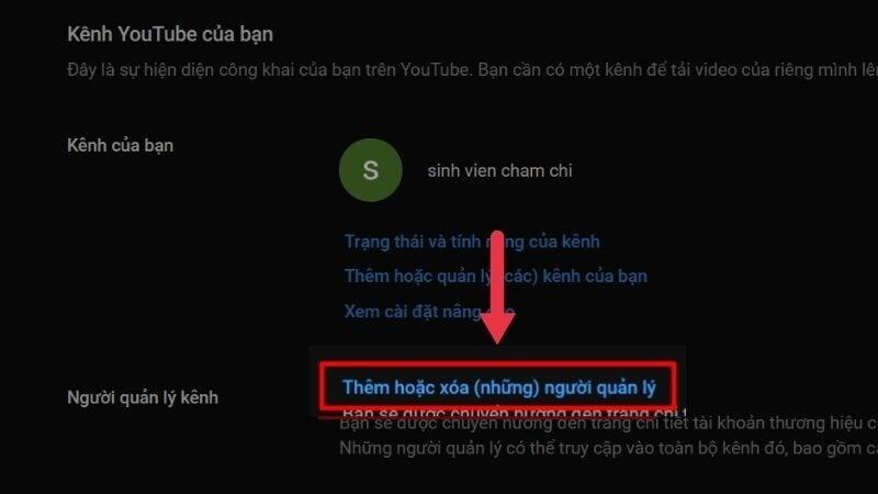 Cách chuyển kênh đã đăng ký sang tài khoản Youtube khác