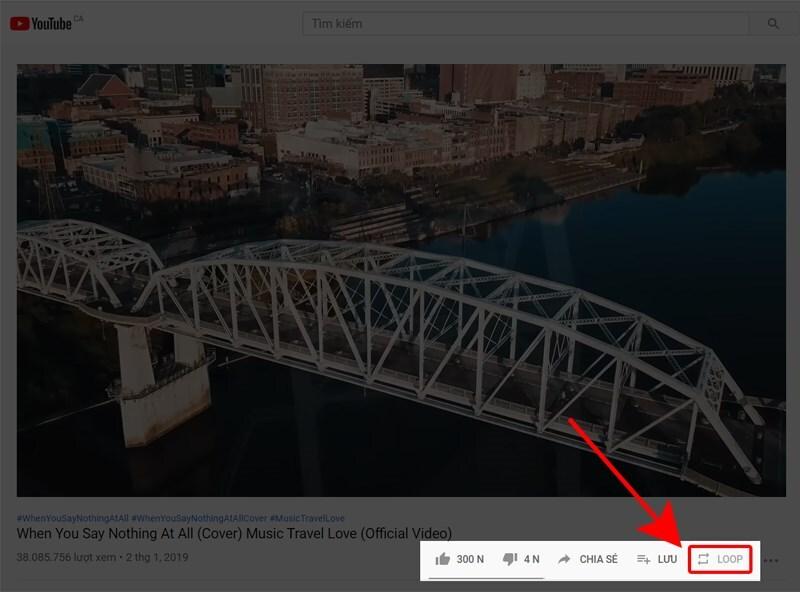 Cách replay video YouTube