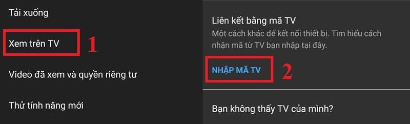 Hướng dẫn phát youtube từ điện thoại lên tivi