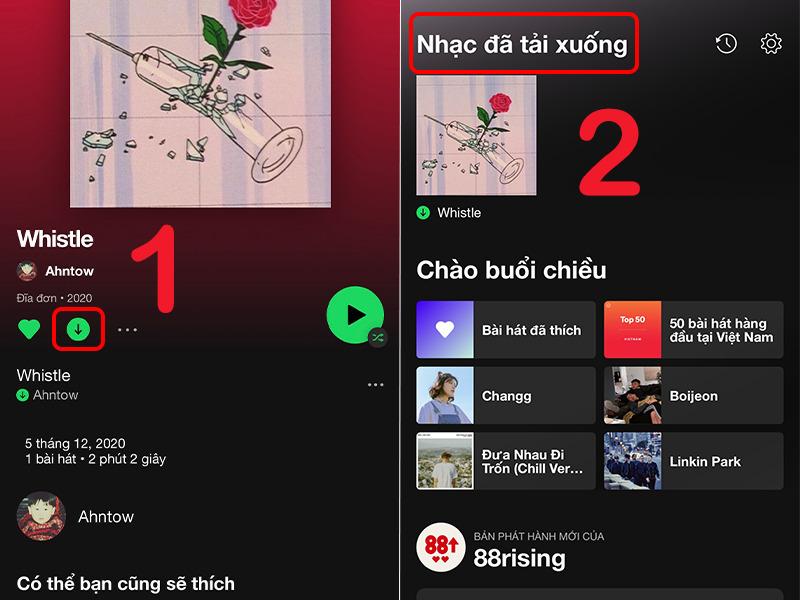 Tải nhạc trên spotify