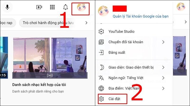  cách ẩn kênh youtube tạm thời