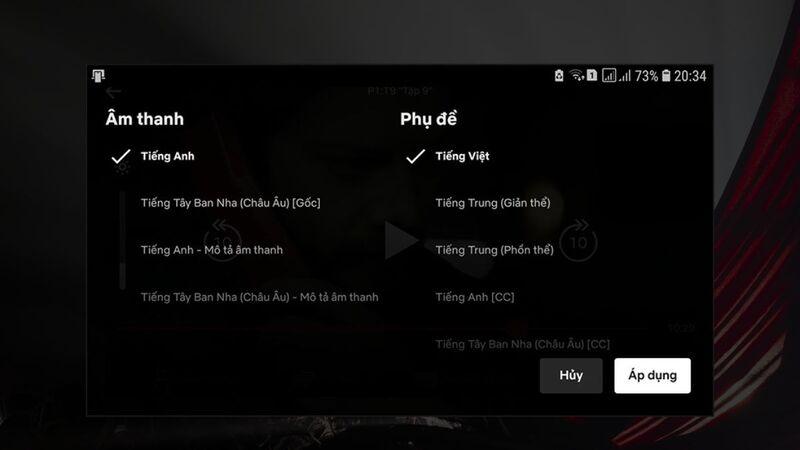 cách chỉnh tiếng việt netflix