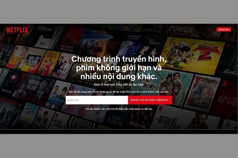 cách đăng ký netflix miễn phí