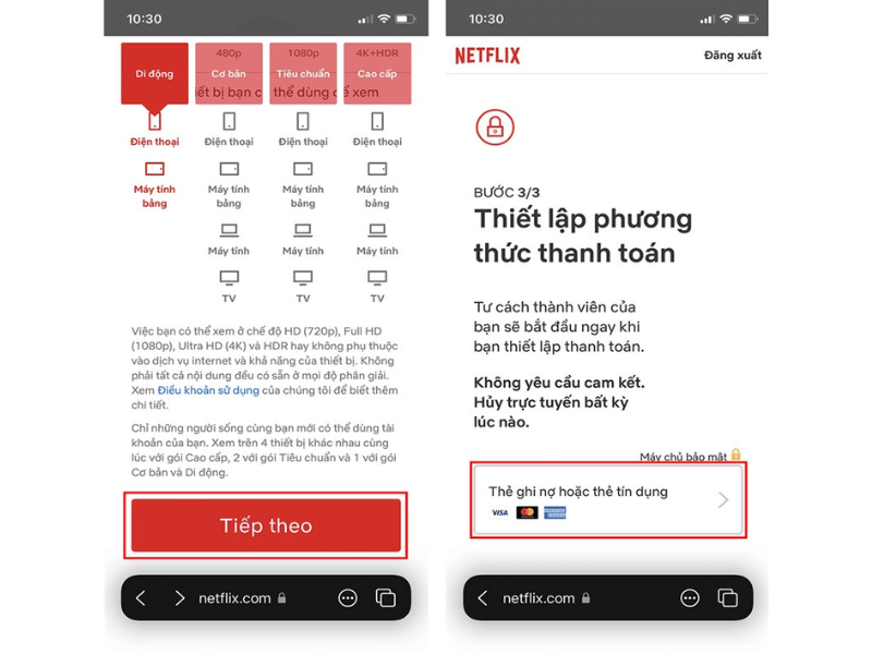 Cách đăng ký netflix trên điện thoại