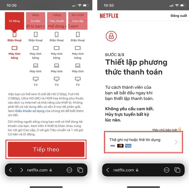 cách đăng ký netflix trên iphone