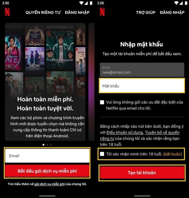 cách đăng ký netflix trên iphone