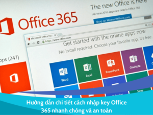 cách nhập key office 365