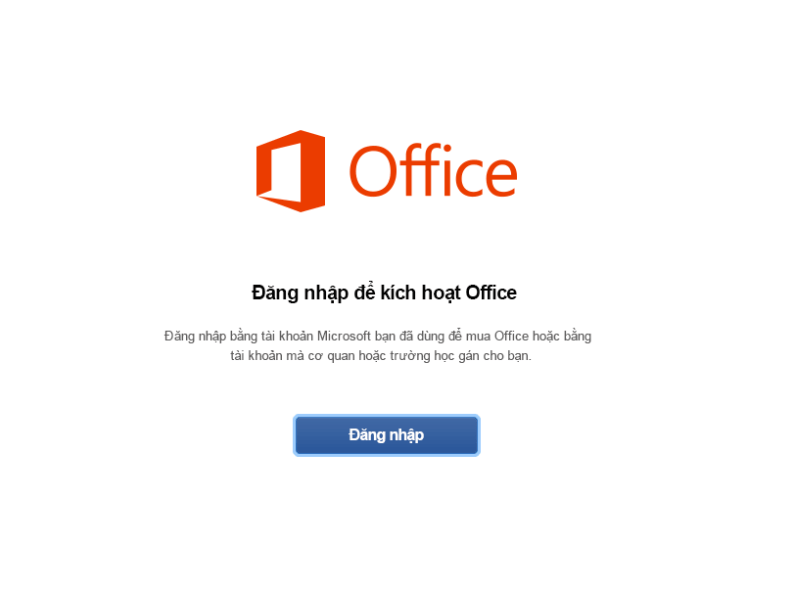 cách nhập key office 365