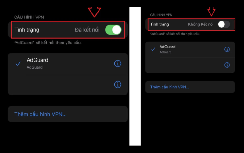 cách tắt vpn