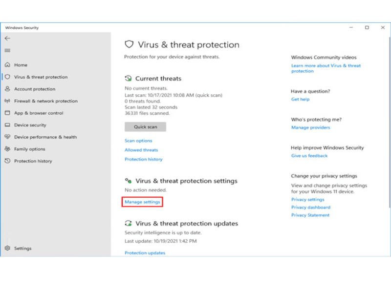 cách tắt Windows Defender