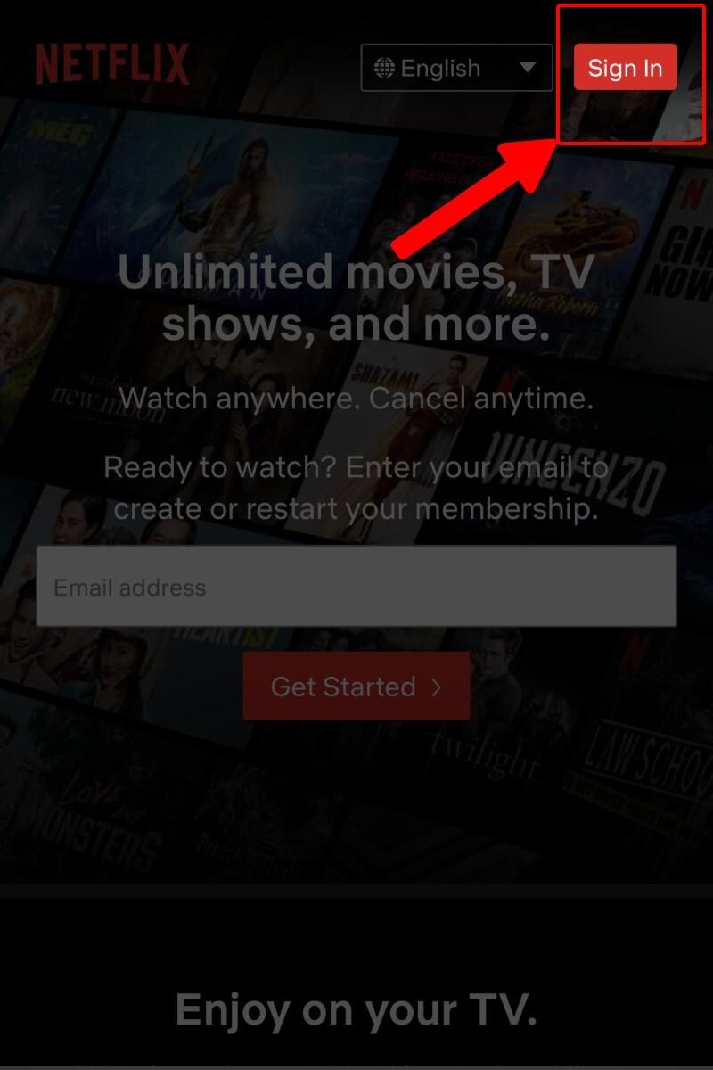 Đổi ngôn ngữ Netflix