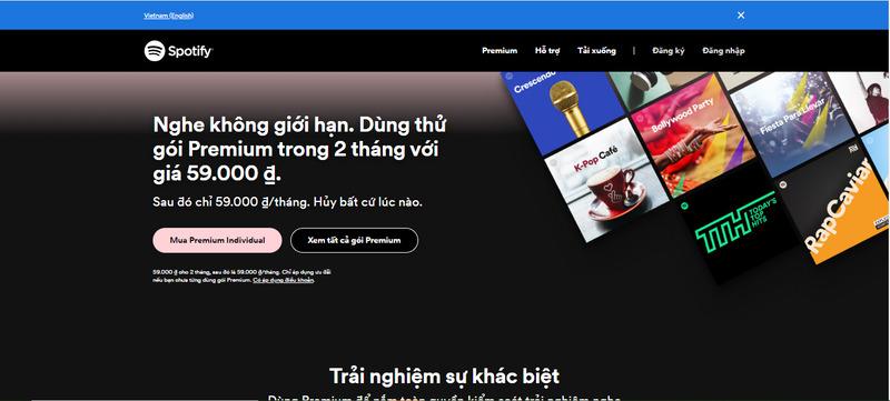 hủy Spotify