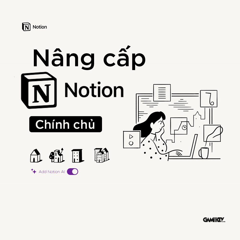 Nâng cấp tài khoản Notion