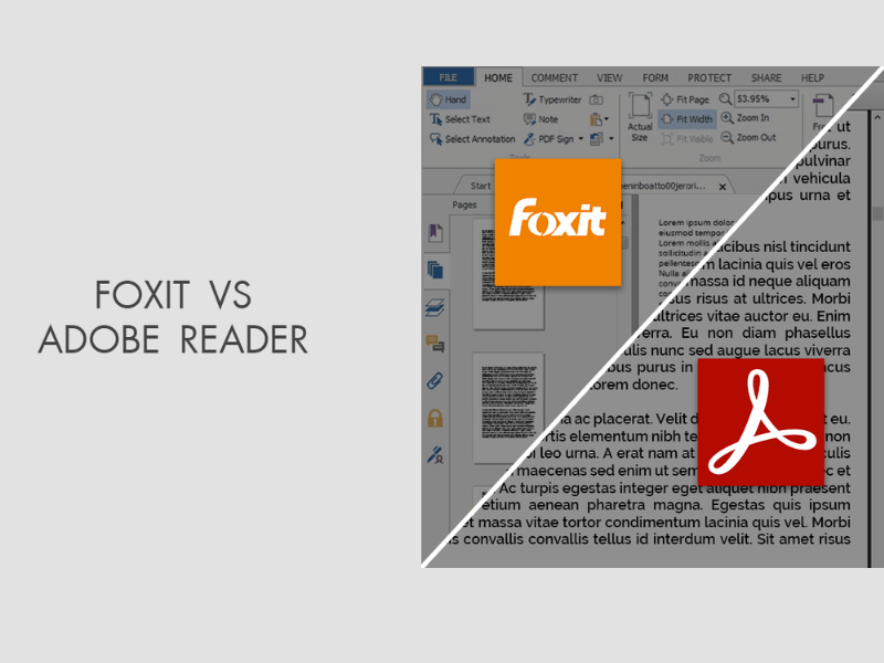 so sánh foxit reader và adobe reader