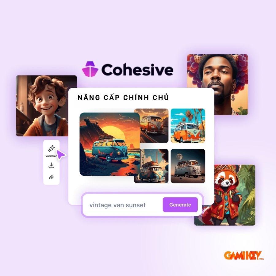 Nâng cấp tài khoản Cohesive