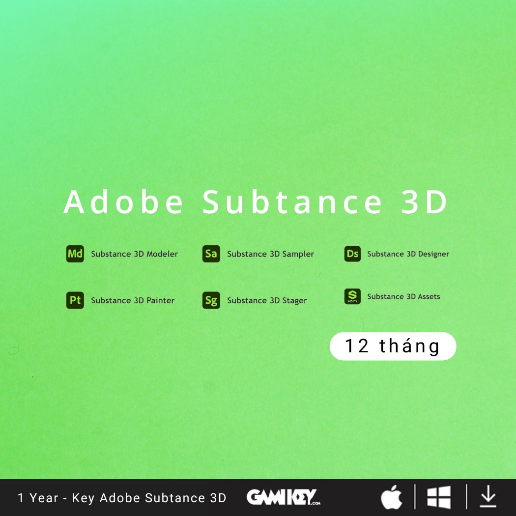 Key Adobe Subtance 3D full