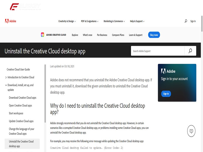 cách gỡ bỏ Adobe