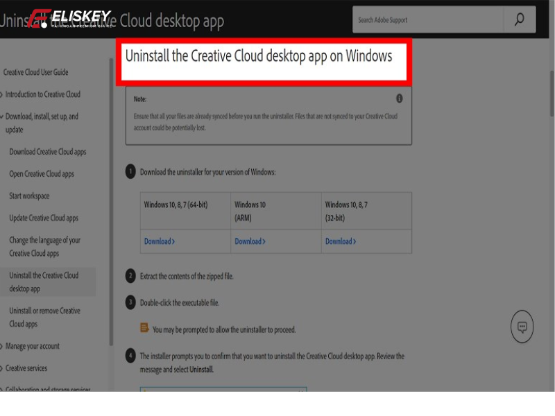 cách gỡ bỏ Adobe