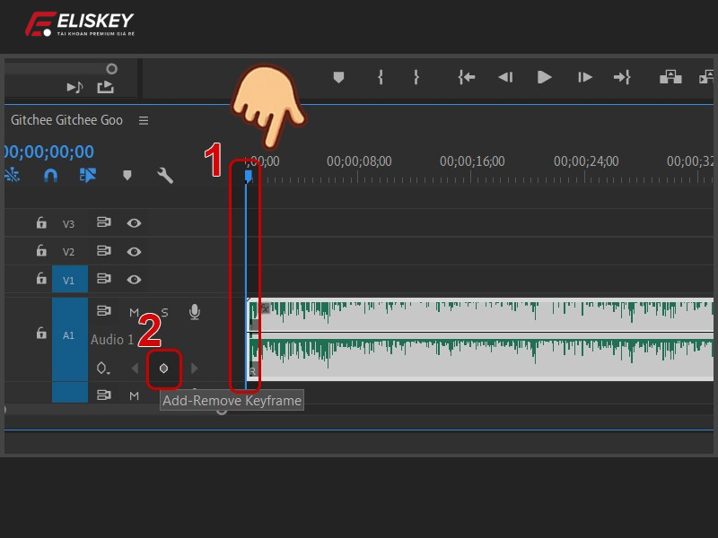 cách chỉnh âm thanh trong Adobe Premiere