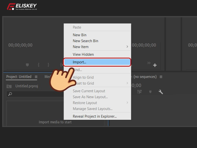 cách chỉnh âm thanh trong Adobe Premiere
