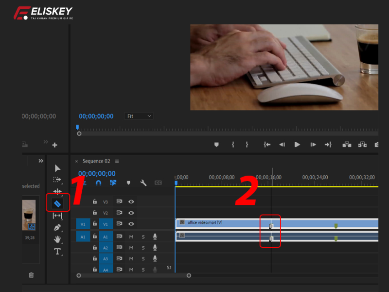 cách chuyển cảnh trong adobe premiere