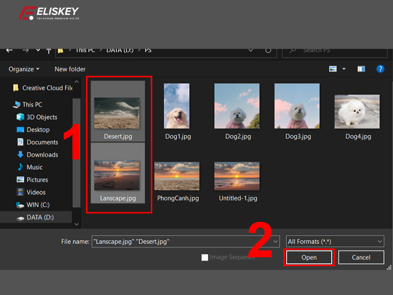 cách ghép ảnh bằng Adobe Photoshop