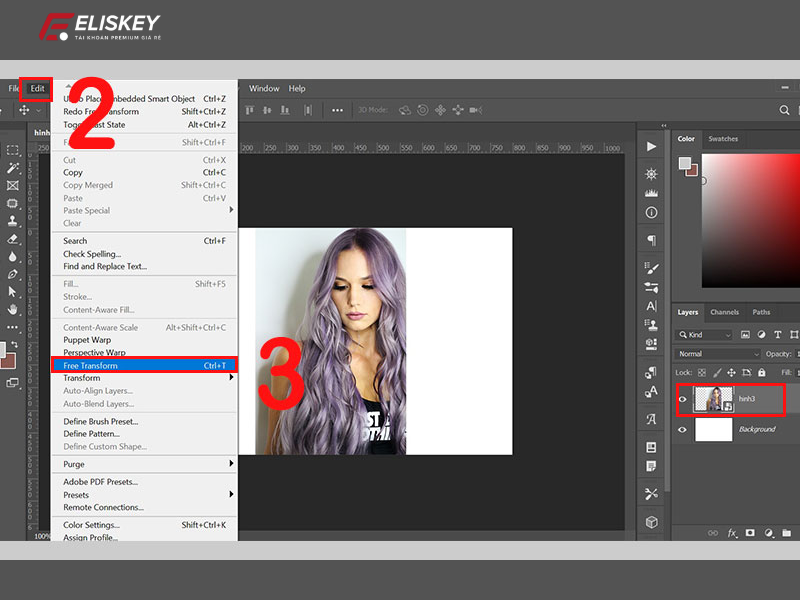 cách ghép ảnh bằng Adobe Photoshop