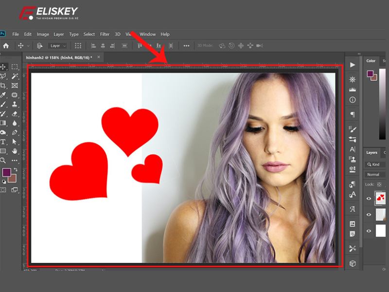 cách ghép ảnh bằng Adobe Photoshop