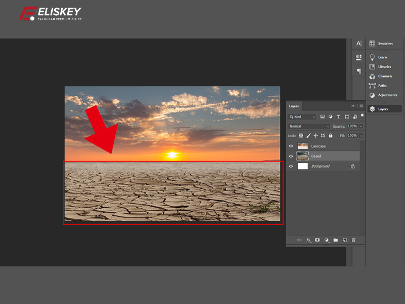 cách ghép ảnh bằng Adobe Photoshop