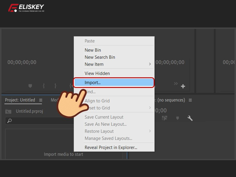 cách làm chữ chạy trên Adobe Premiere
