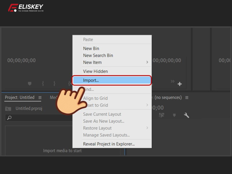 cách làm chữ chạy trên Adobe Premiere