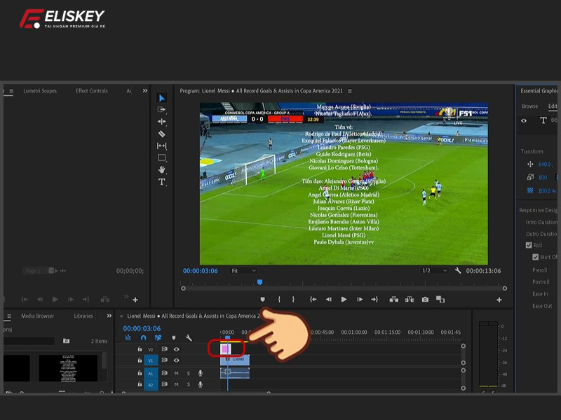 cách làm chữ chạy trên Adobe Premiere