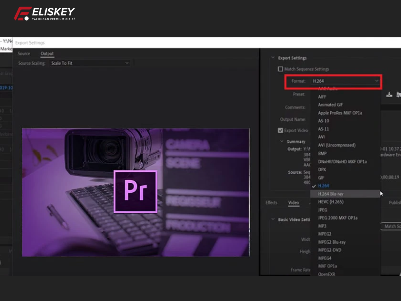 cách xuất video trong Adobe Premiere Pro CC