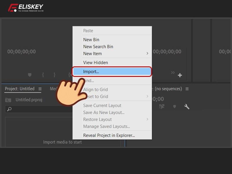 chỉnh kích thước video trong adobe premiere