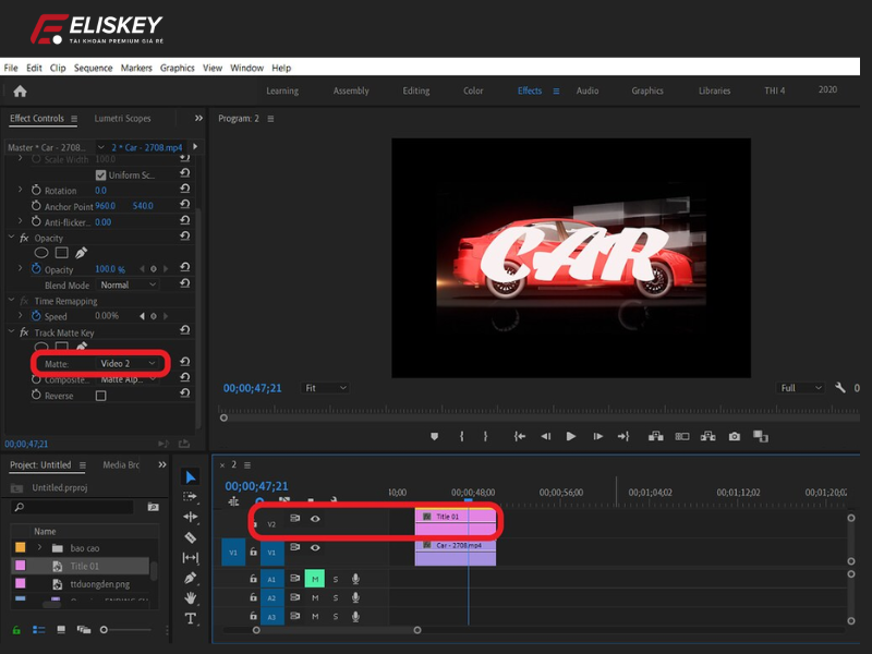 kỹ xảo trong Adobe Premiere