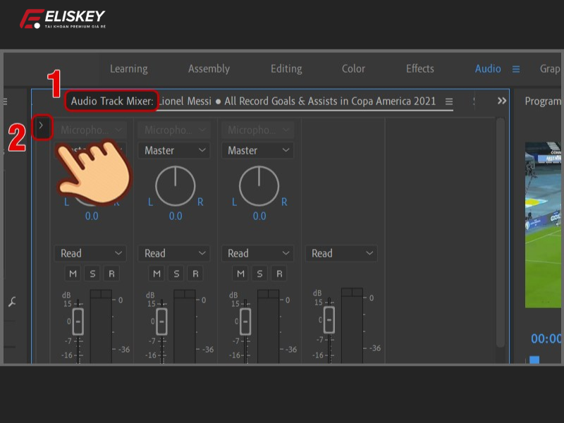 lọc tạp âm trong Adobe Premiere