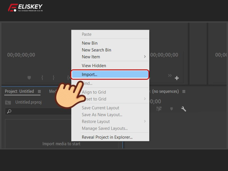 lọc tạp âm trong Adobe Premiere