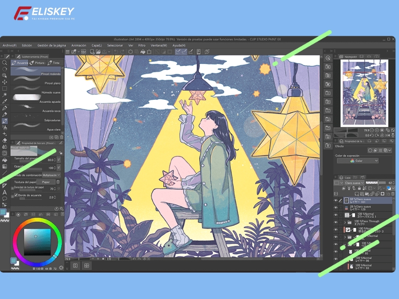 Tài khoản Clip Studio Paint