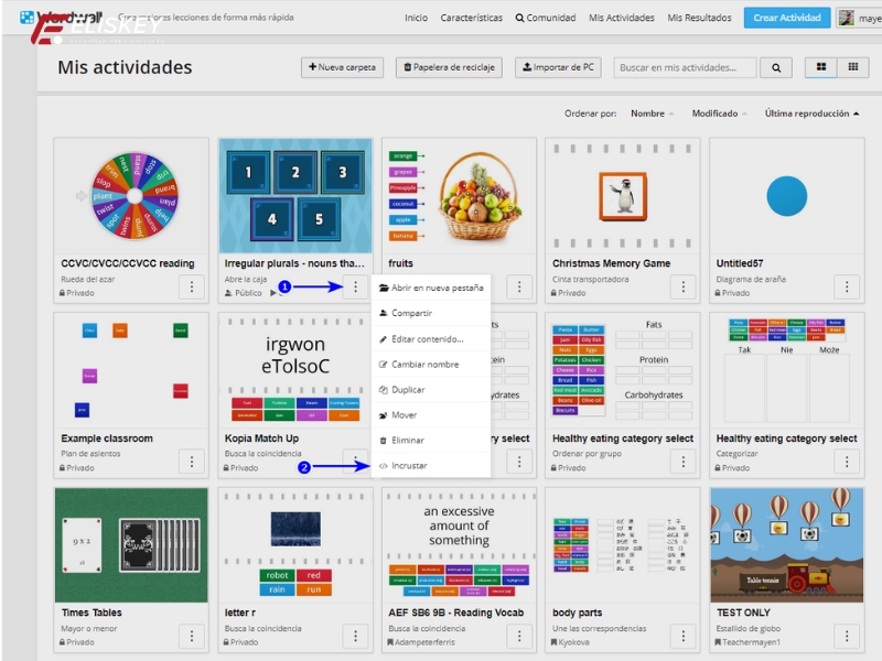 Tài khoản Wordwall 
