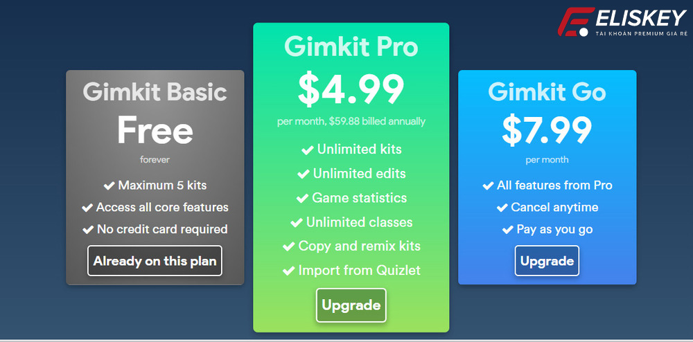 Mua tài khoản Gimkit