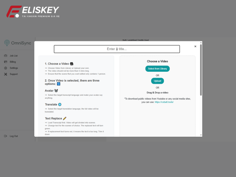 Tài khoản OmniSync